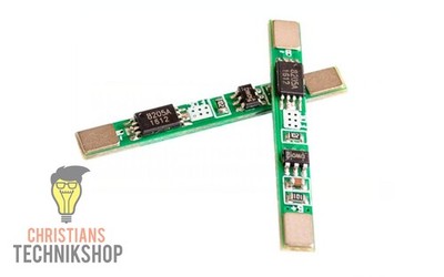 1S 3.7V 3A Li-Ion BMS PCM Batterie Schutz Board | PCM für 18650 Li-Ion Batterie