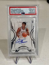 2021-22 Flawless CAMERON THOMAS /25 Rookie Autographs ON-CARD AUTO #FRA-CAM PSA