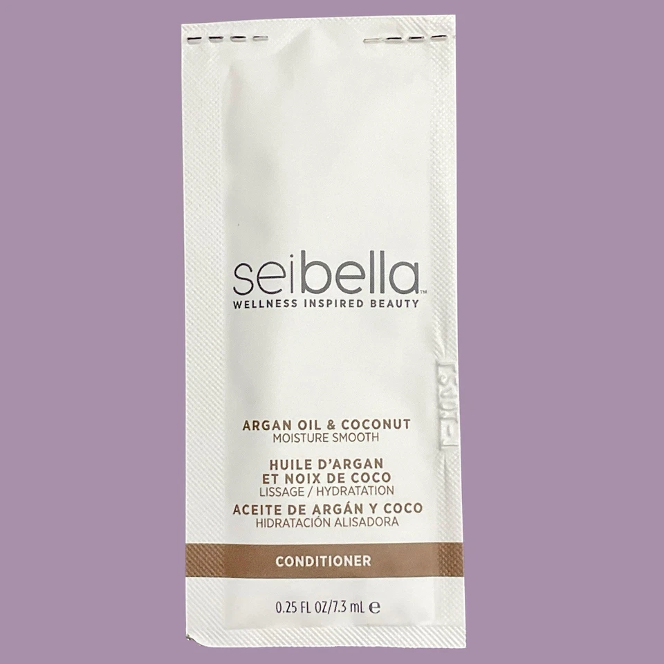 SEI BELLA (38) Argon Oil & Coconut Shampoo & Conditioner Samples (0.25 fl oz ea) - Image 4 of 4