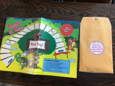 Ready to Race! Beginning sounds  teacher game resources kindergarten