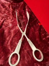 US VINTAGE  .925 Silver Handle PASTRY/SANDWICH /COOKIE TONGS 200 mm/8 in