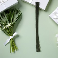 100 Pcs Florist Supplies Wire Flower Stem Craft Stems for Flowers