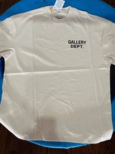 Gallery Dept Oversized Short Sleeves T-shirt Color Beige Size Large