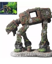 Aquarium Ornament Robot Dog Cool Walking Land Fish Tank Decorations
