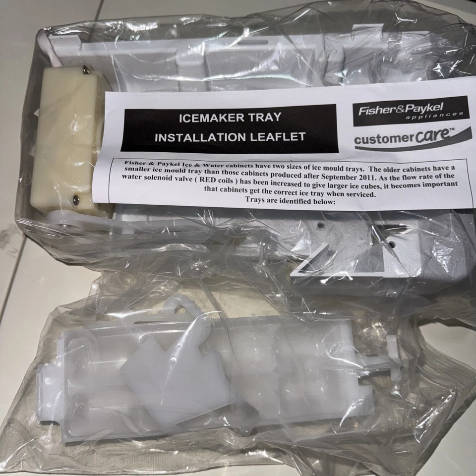 Compatible con 820833P Fisher Paykel máquina de hielo y bandeja conjunto 820833P OEM Foto 2 de 3