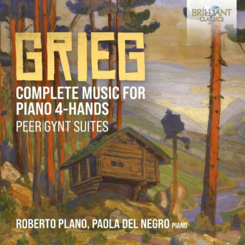 96284 Roberto Plano|paola Del Negro Grieg: Complete Music For Piano 4-Hands CD