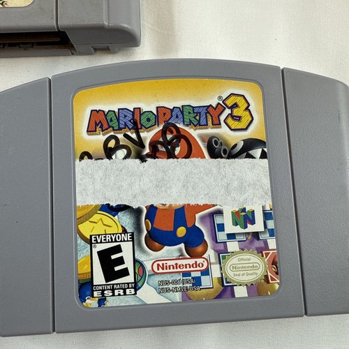 Mario Party 1 2 3 (Nintendo 64 N64) Original Authentic Game Bundle Lot Tested - Picture 4 of 8