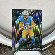 Tre Harris 2025 Panini Select Football Chargers Club Level Prizm #201