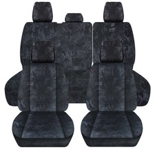 Custom Fit Car Seat Covers Frontback Kryptec Camo Charcoal Fits Jeep Gladiator