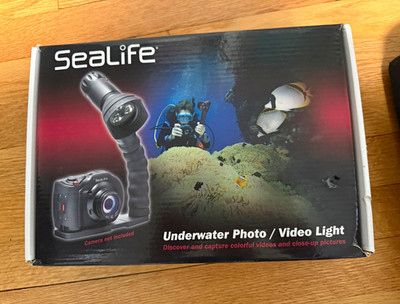 SeaLife Underwater Photo/Video Light Kit w/ Flex Arm, Tray/Base, Case, O-Rings