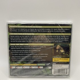 Seaman (Sega Dreamcast, 2000) SEALED Disc! Box Mic Manual Authentic