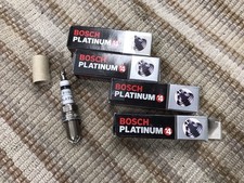 Bosch 4418 Spark Plugs Platinum 4 Electrode Nib 4x Acura Honda Saab Vw Volvo