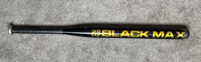 Vintage EASTON Black Max Softball Bat 2-1/4  Diameter 34in 35oz Made In USA