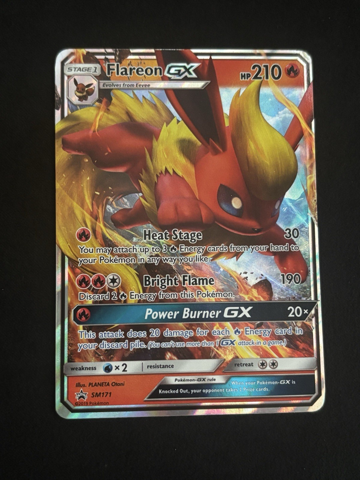 Flareon GX SM171 Sm Holo Pokémon TCG - MP