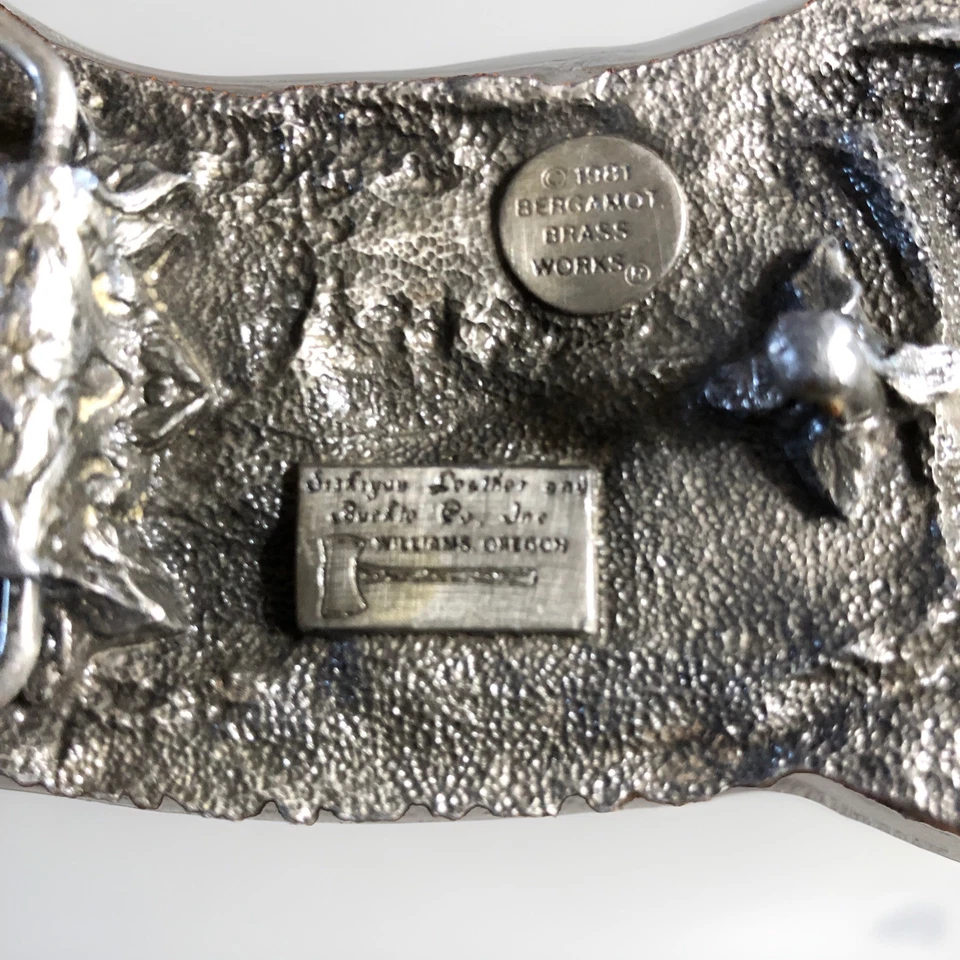 Boise Cascade Corporation 1981 árbol de tala corte madera leñador hebilla de colección #21 Foto 4 de 4