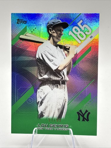 2026 Topps Series 2 Lou Gehrig Green Foil (RAW)