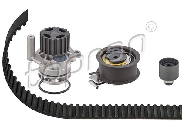 Wasserpumpe + Zahnriemensatz Topran 112 861 FüR VW 7M8 Skoda Seat Golf Sharan 4-image