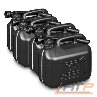 4er SET BENZINKANISTER 5L KRAFTSTOFFKANISTER RASENMÄHER MOTORSÄGE 5 LITER