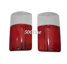 Coppia cover fanali posteriore bianco e rosso alta qualità d'epoca