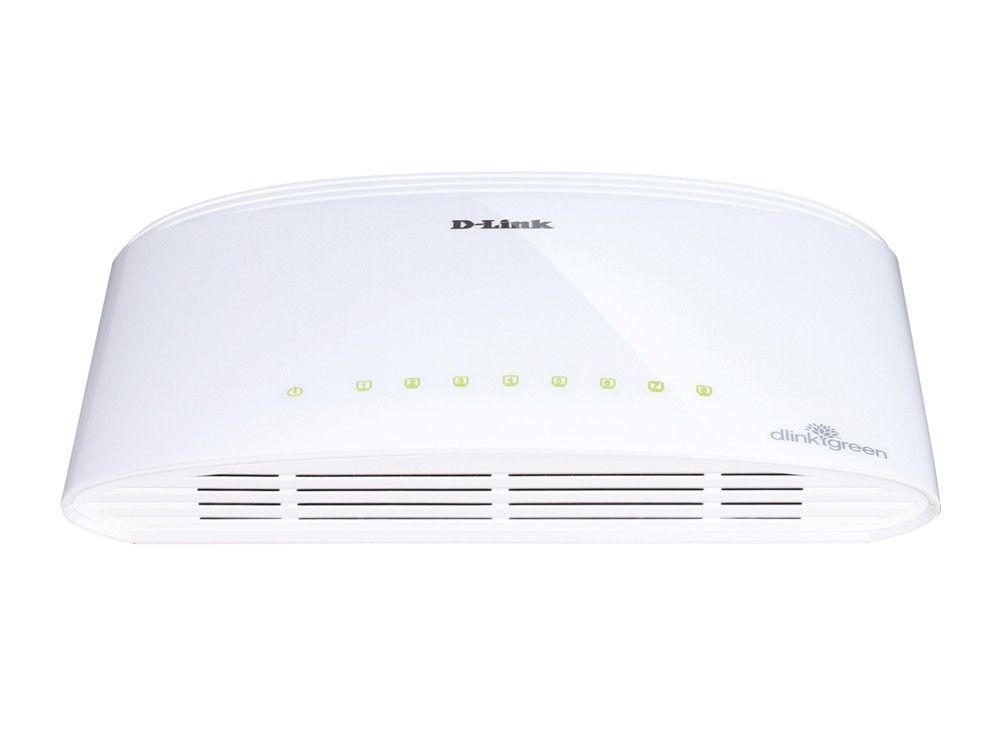 D-LINK DGS-1008D 8-Port Layer 2 unmanaged Gigabit Switch 8x 10/100/1000 Mbit/s B
