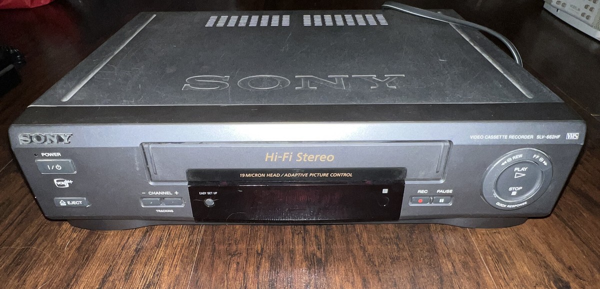 Sony SLV-662HF VHS Player Hi-Fi Stereo VCR Recorder Tested