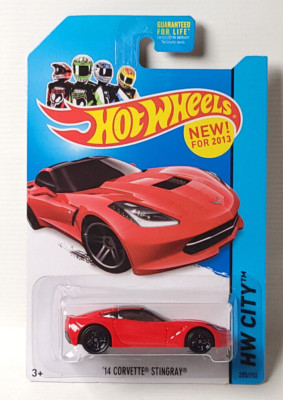 Hot Wheels Corvette '14 Stingray C7 red City