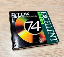TDK MD-SP EXCELLENT 74 MiniDisc - green