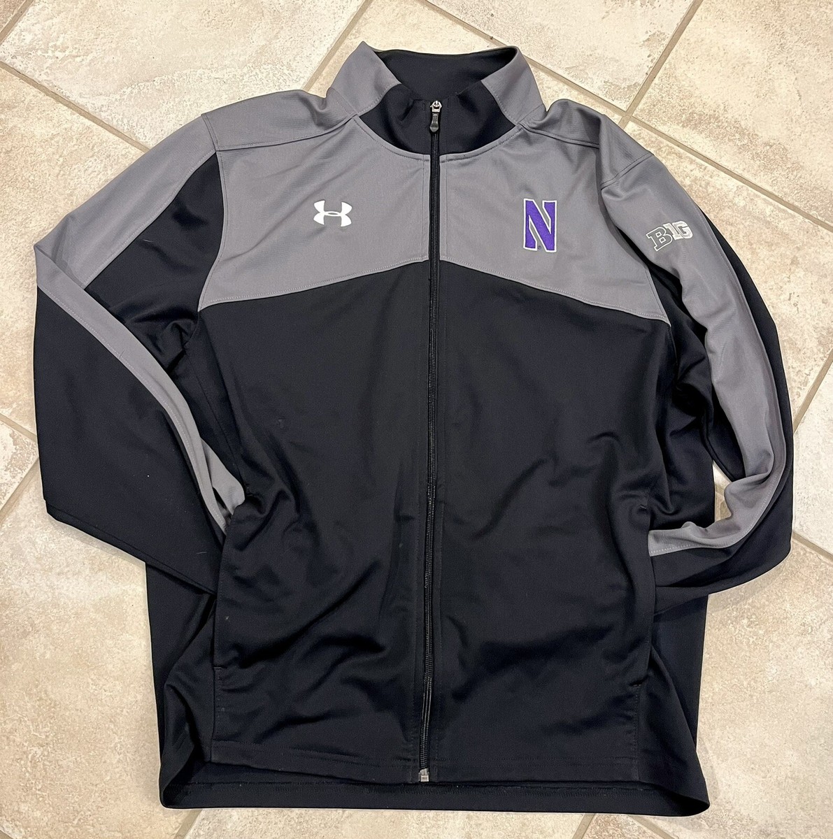 Northwestern University Wildcats Under Armour Adult XL Zip Up