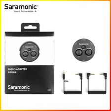Saramonic AX1 2-CHANNEL 3.5MM Microphone Audio Mixer For Cameras Smartphones