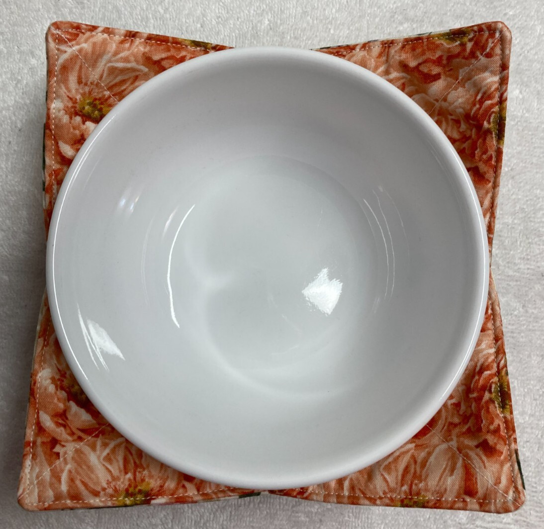 Bowl Cozy Hugger Hot or Cold - Floral