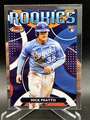 NICK PRATTO (RC) 2023 TOPPS FINEST ROOKIES #FRD-17 SP ROYALS