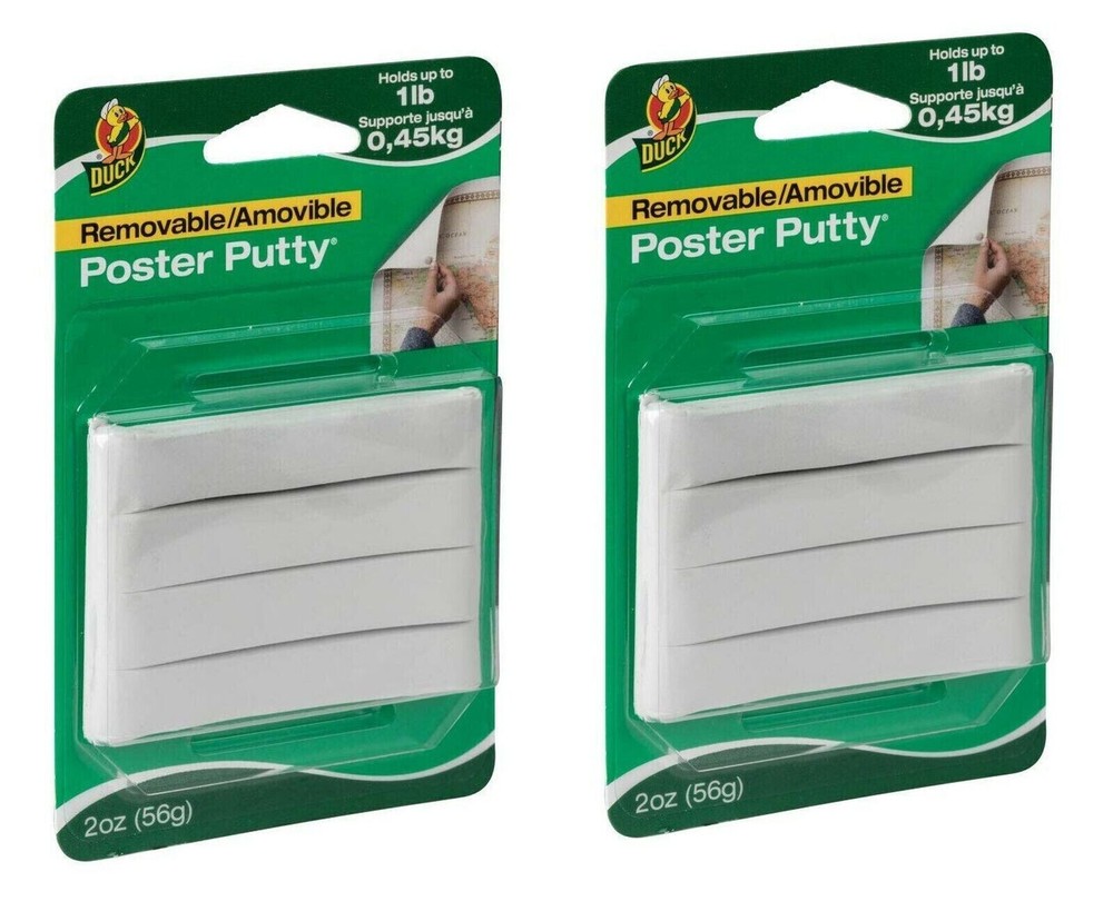 2 PACK Duck Removable Poster Putty 2oz (56g)