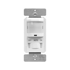TOPGREENER PIR Motion Sensor Light Switch Occupancy Detector 1-Pole 500W TSOS5