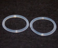 2 COURROIES SILICONE POUR LOCOMOTIVES ET MOTEURS JOUEF  - HO 