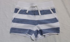 Janie and Jack Infants Striped Pull-On Short CK7 Melville Blue Stripe 6-12m