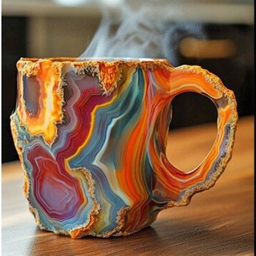 2025 New Mineral Crystal Coffee Mugs, Crystal Mineral Coffee Mugs, Natural Miner - Picture 32 of 33