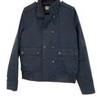 Reiss Blue Bomber Jacket | Classic Style, Size XL