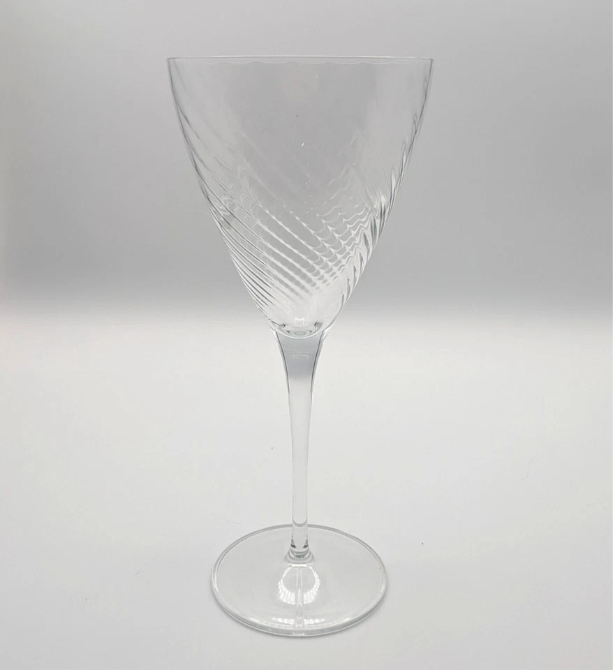 Repuesto Luigi Bormioli HYPNOS Vino Tinto 9.5" Vidrio Óptico Remolino 2013-16 Italia Foto 2 de 4