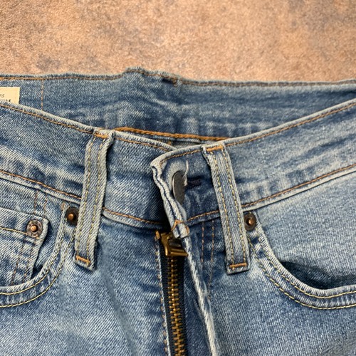 LEVI'S 519 Jeans Mens (29 Inch Waist) (32 Inch Leg) Skinny Fit Blue - Picture 3 of 14