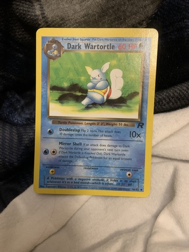 Uncommon Pokemon Card Pokemon Card - Dark Wartortle - Team Rocket Set 46/82 (Uncommon, Unlimited Edition) - Near Mint Condition Pokemon Dark Wartortle #46 Uncommon Pokemon Card Pokemon Card - Dark Wartortle - Team Rocket Set 46/82 (Uncommon, Unlimited Edition) - Near Mint Condition Pokemon Dark Wartortle #46