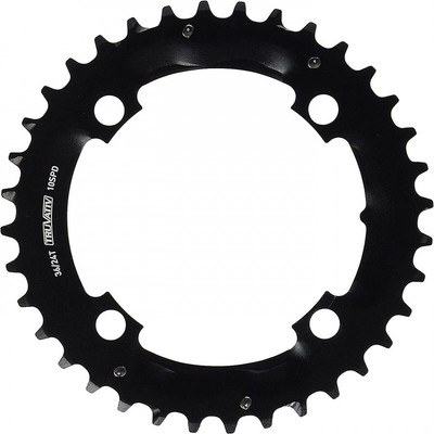 Mtb Kettenblatt 36T 104Mm 2X10 Aus Mattem Schwarz Aluminium Für Specialized