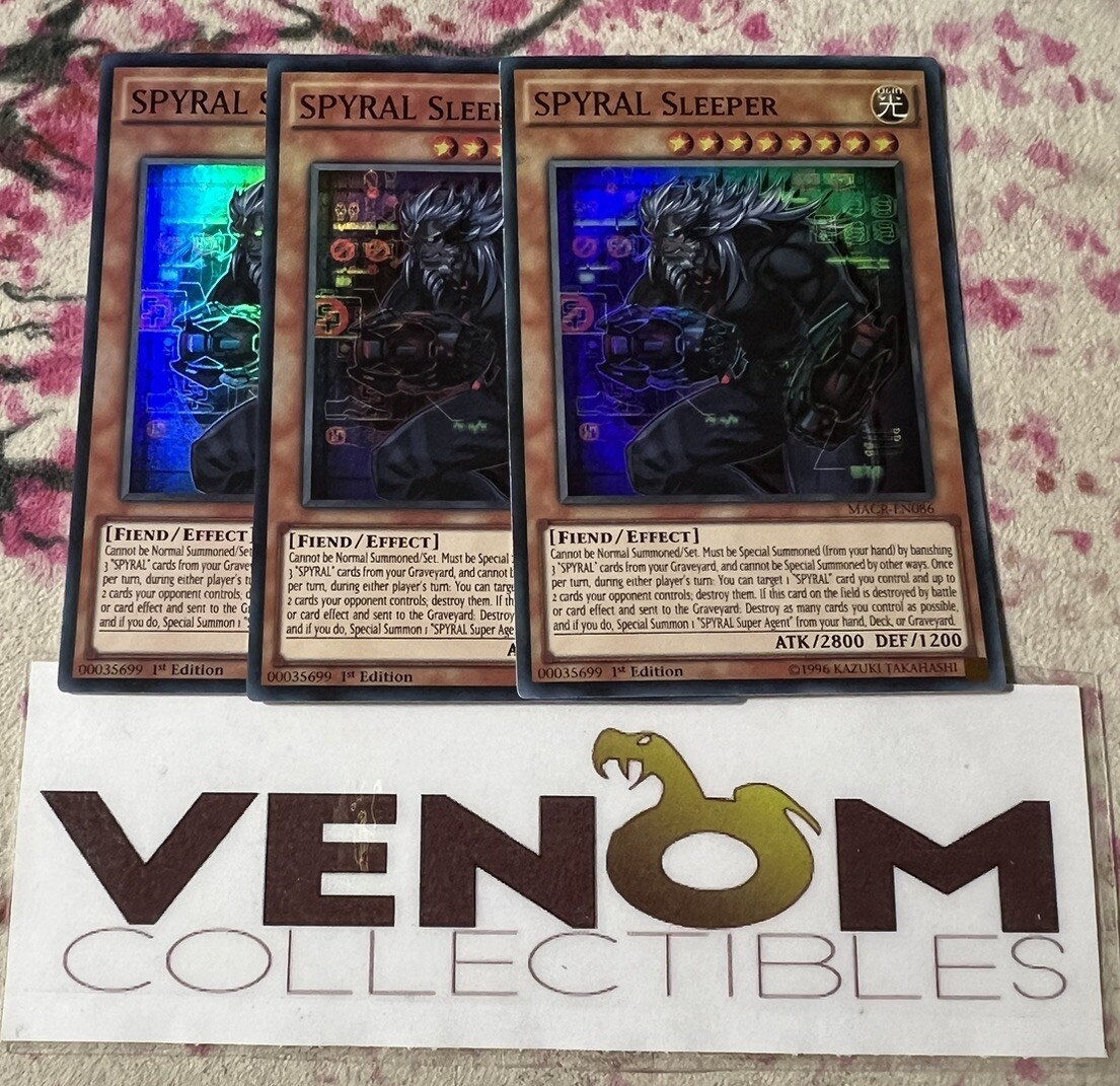3x (M/NM) - *EURO* SPYRAL Sleeper - MACR-EN086 - Super Rare - 1st ...