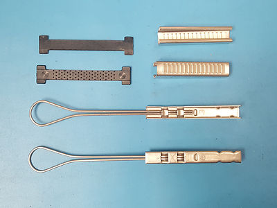 10 pcs Clamps , Drop Wire , Electrical , 2 Type , 2PRS, With Plastic Shim