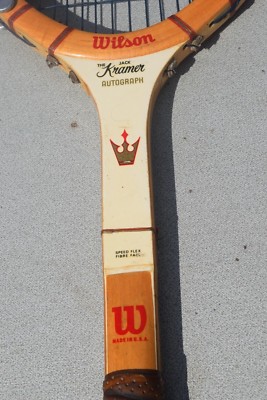 Raquette De Tennis Vintage Wilson Jack Kramer - Bois - Années 1960 - Taille 4 1/2