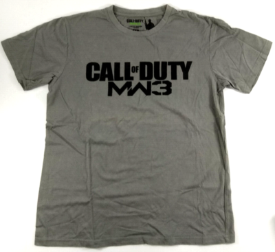 T-shirt Call Of Duty MW3 édition Limitée – Homme, Taille M, Gris, Bon état