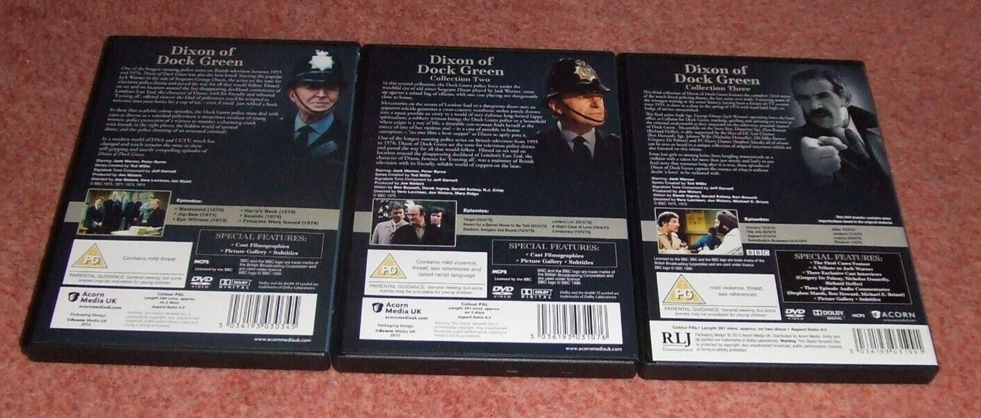Dixon Of Dock Green DVD BOXSET The Complete Collection 13 BBC Jack