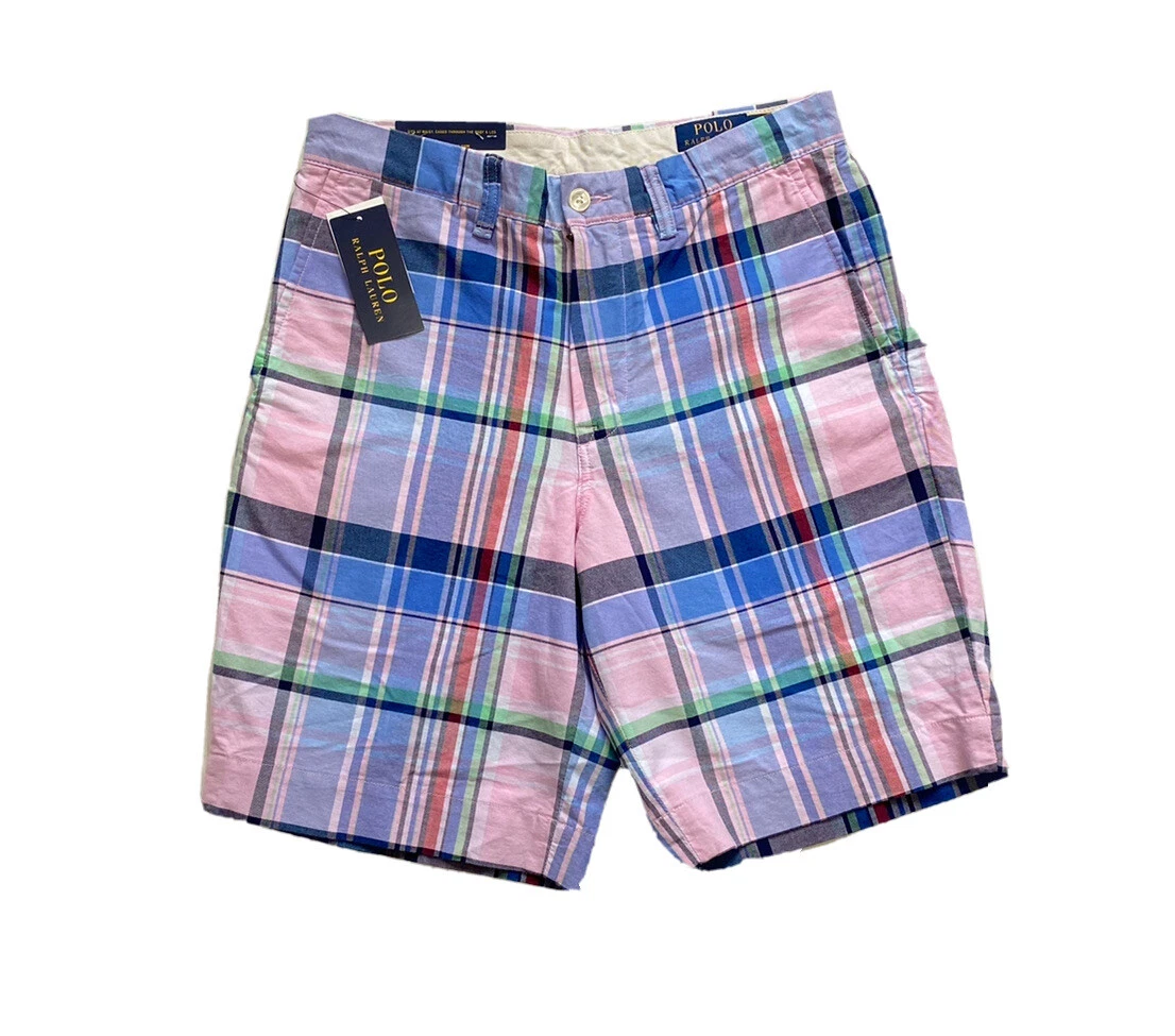 Plaid chino sales shorts