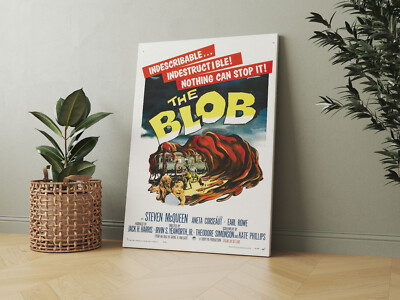 The Blob 1958 klassischer Film - Leinwand - gerahmt oder Poster verfügbar