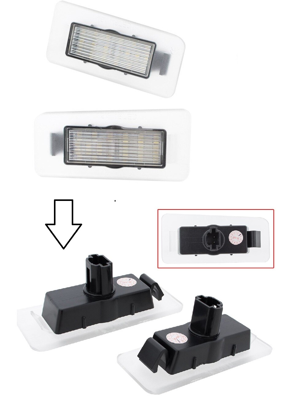 Éclairage plaque LED arrière Kia Forte et Ceed contre ampoules grillées