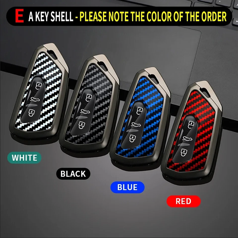Zinc Alloy Car Remote Key Case Fob Cover For VW Atlas Golf 8 ID3 ID4 Seat Ateca - Image 3 of 4